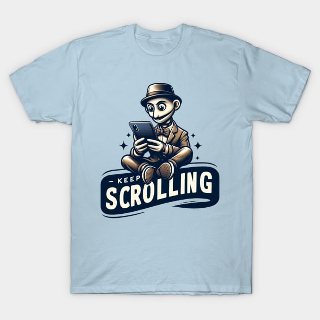 Keep Scrolling T-Shirt by Jason's Finery